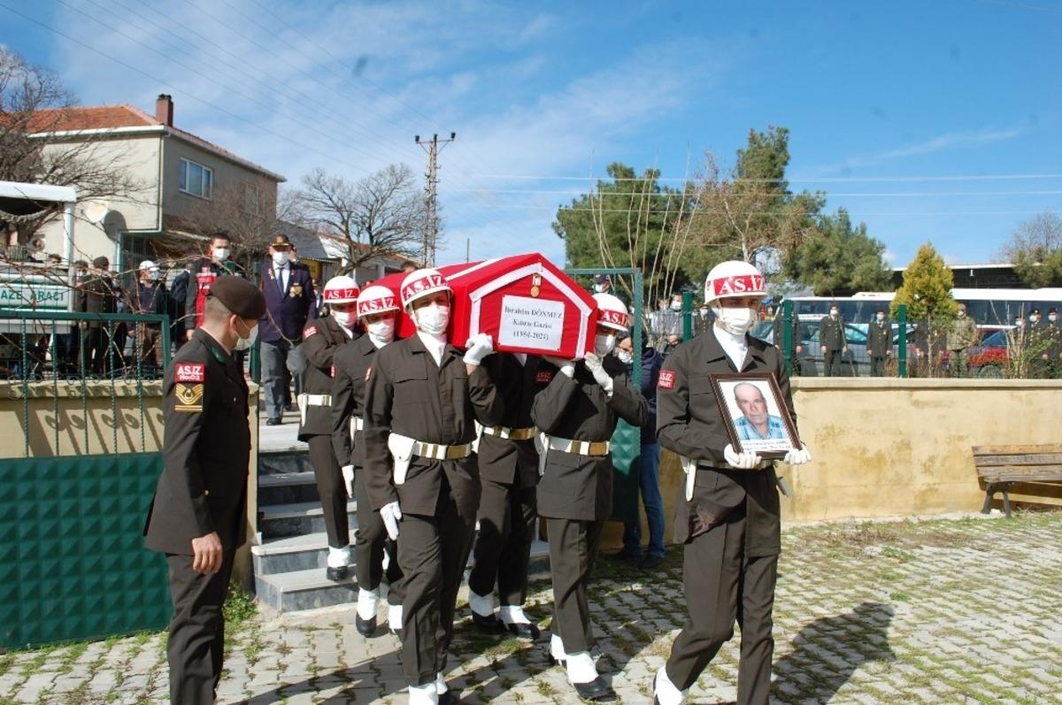 Kıbrıs gazisine h&uuml;z&uuml;nl&uuml; veda