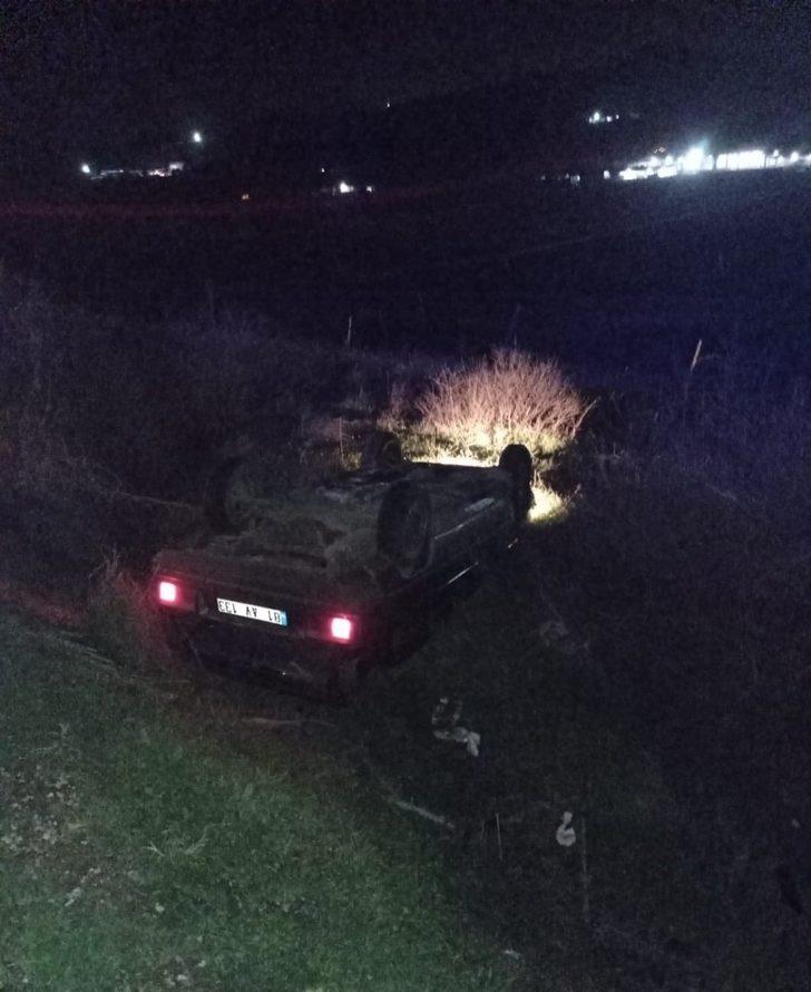 Kontrolden çıkan otomobil dereye devrildi: 1 yaralı G3