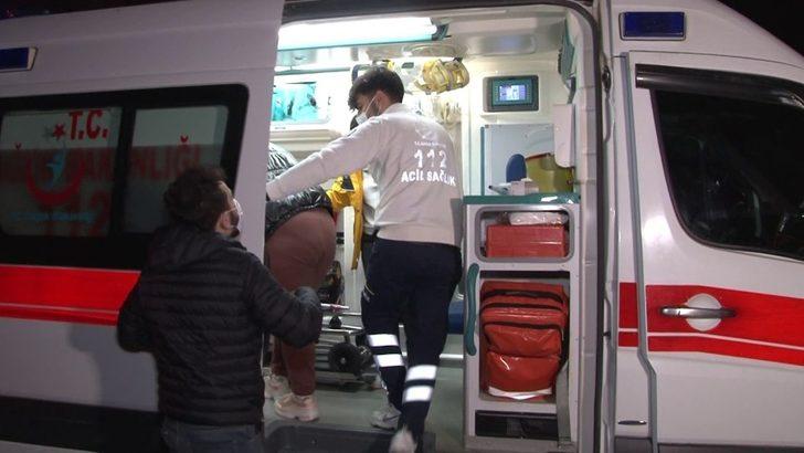 Kaza yapan sürücü kız arkadaşının yaralandığını görünce gözyaşlarına hakim olamadı G4