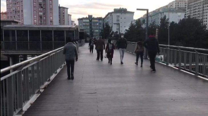 Beylikdüzü metrobüs üst geçitte cep telefonlu taciz iddiası G2