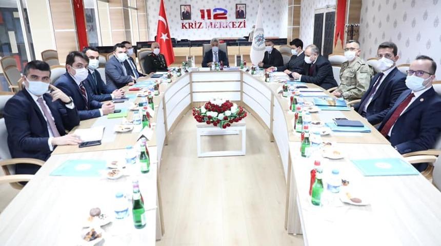 Erzincan&rsquo;da İl G&uuml;venlik ve Asayiş Koordinasyon ile Kaymakamlar toplantısı yapıldı
