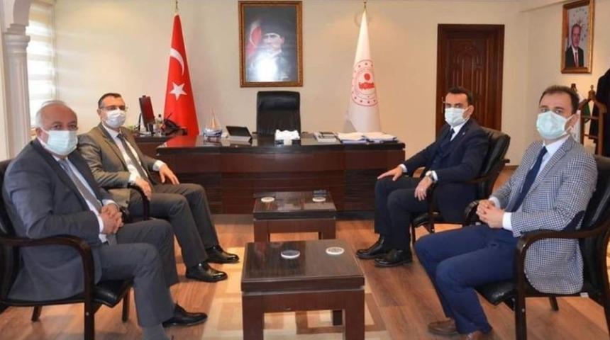 &Uuml;z&uuml;ml&uuml; protokol&uuml; ve h&acirc;kim, savcılardan Kaymakam &Ccedil;elik&rsquo;e ziyaret