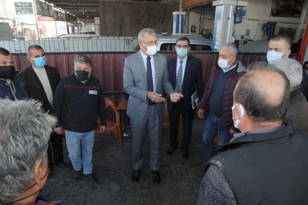 Başkan Tarhan sanayi esnafıyla buluştu