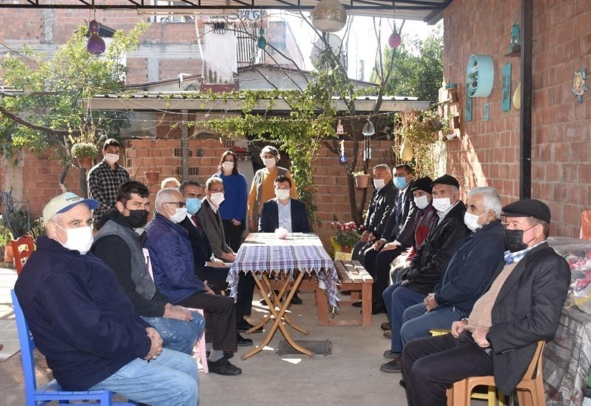 Kaymakam Şahin, Ser&ccedil;ek&ouml;y Mahallesi sakinleriyle bir araya geldi