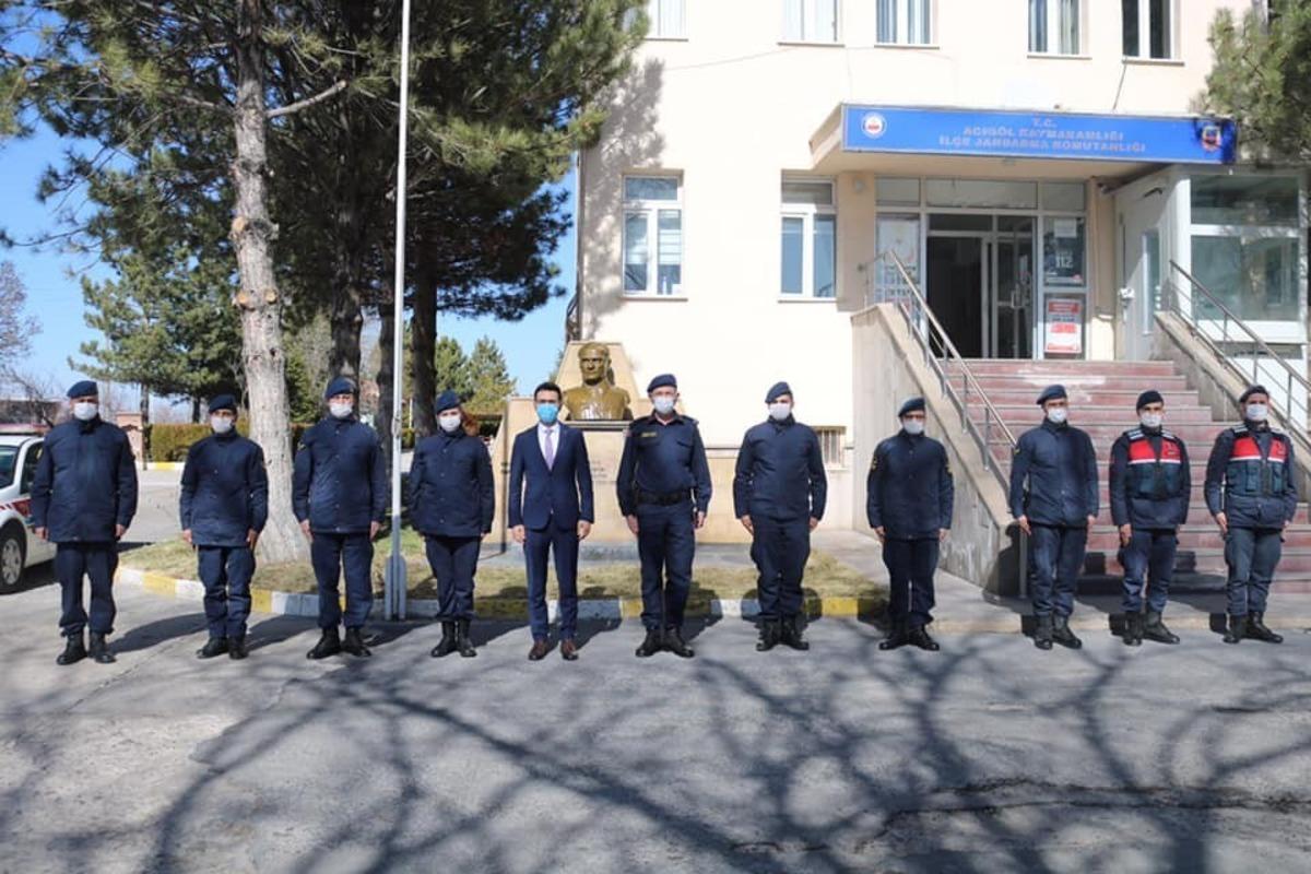 Acıg&ouml;l Kaymakamı Kaya, Jandarma ve Emniyet M&uuml;d&uuml;rl&uuml;ğ&uuml;n&uuml; ziyaret etti