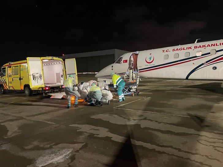 Hollanda yoğun bakım fişini çekmişti, özel uçakla Türkiye’ye getirildi G2