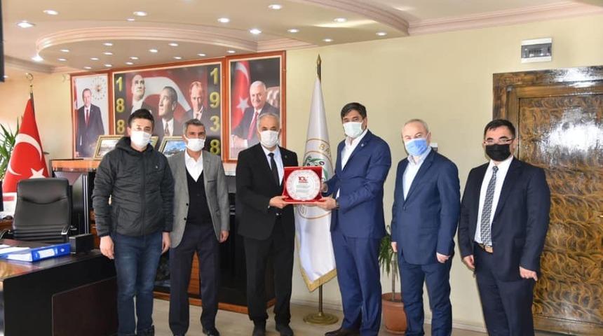 BEM-BİR SEN Genel Başkanı Uslu&rsquo;dan Başkan Yaman&rsquo;a ziyaret