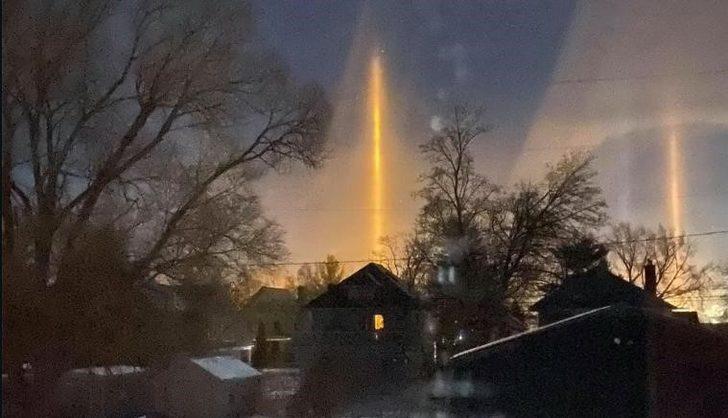 ABD’de nadir rastlanan ‘ışık sütunları’ fotoğraflandı G3