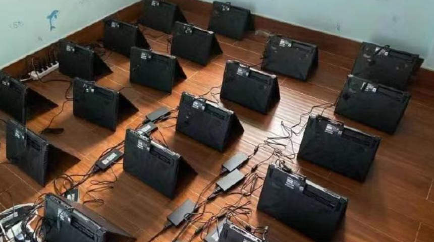 Çin'deki kripto para çiftliği böyle görüntülendi!