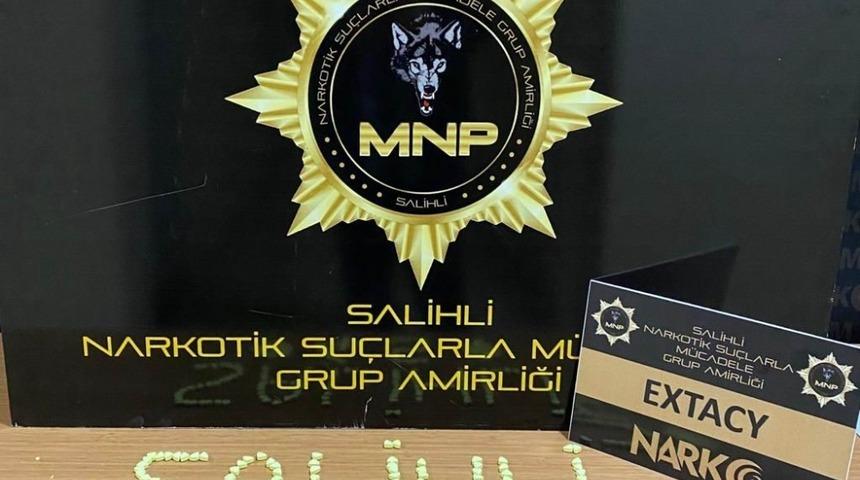 Şüpheli şahıstan extacy ve uyuşturucu çıktı