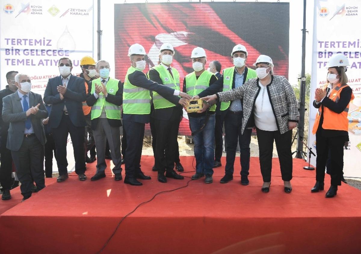 İmamoğlu Atıksu Arıtma Tesisinin temeli atıldı