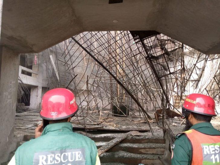 Pakistan’da inşaat halindeki caminin kubbesi çöktü: 3 ölü G3