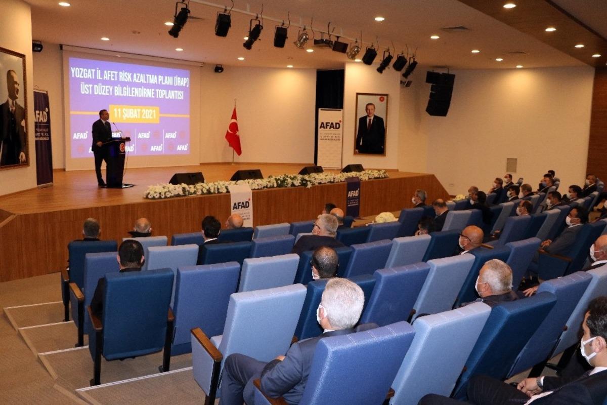 Yozgat&rsquo;ta İl Afet Risk Azaltma toplantısı yapıldı
