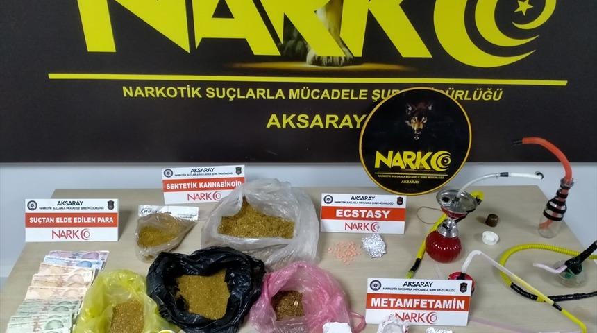 Aksaray'da uyuşturucu sattıkları iddiasıyla yakalanan 7 ş&uuml;pheli tutuklandı