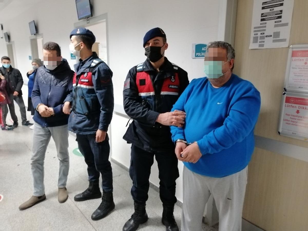 Tarihi eser ka&ccedil;ak&ccedil;ıları jandarmanın operasyonuyla su&ccedil;&uuml;st&uuml; yakalandı