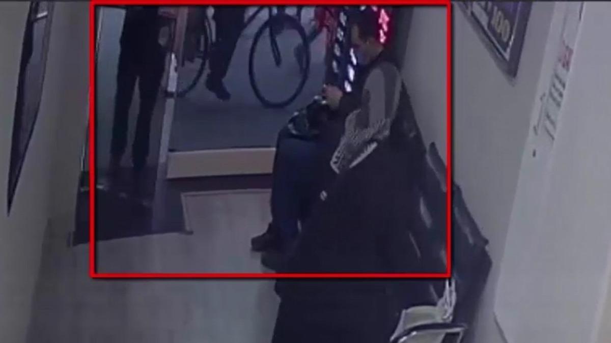 D&ouml;viz b&uuml;rosundaki gasp anı kamerada
