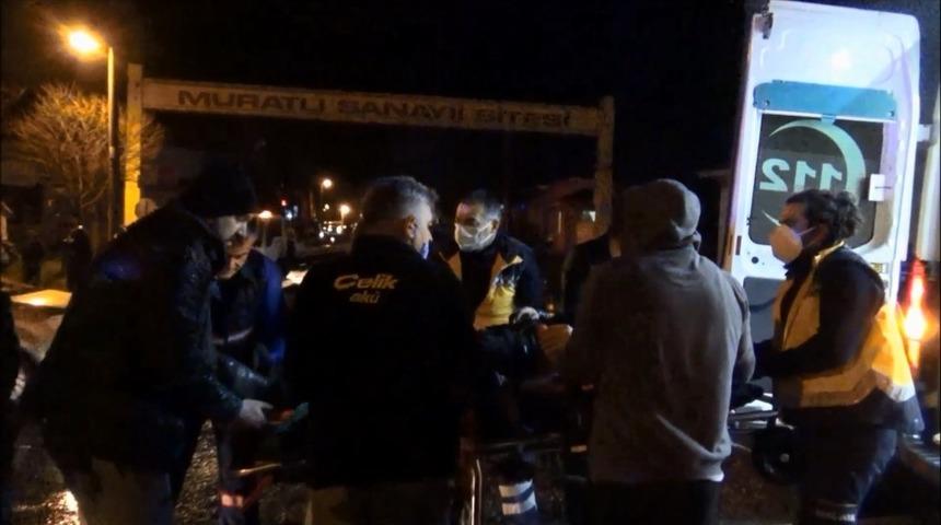 Tekirdağ&rsquo;da trafik kazası: 2 yaralı