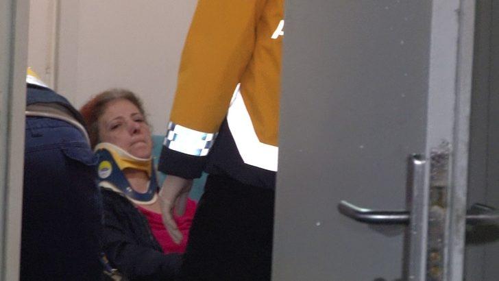 Alkollü sürücü çocuklarının içinde bulunduğu otomobil ile polis kontrol noktasına daldı G4