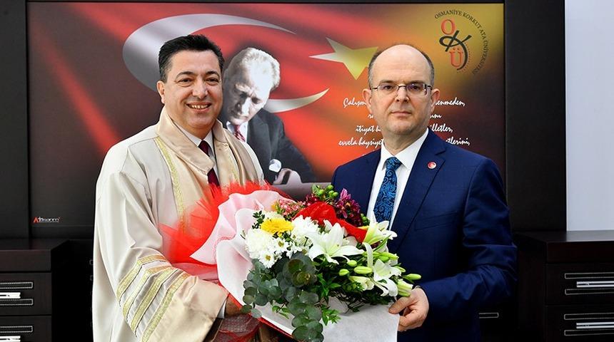 OK&Uuml;&rsquo;n&uuml;n yeni rekt&ouml;r&uuml; Prof. Dr. Turgay Uzun g&ouml;reve başladı