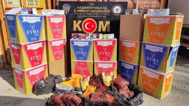 Gaziantep’te kaçak içki operasyonu: 2 gözaltı