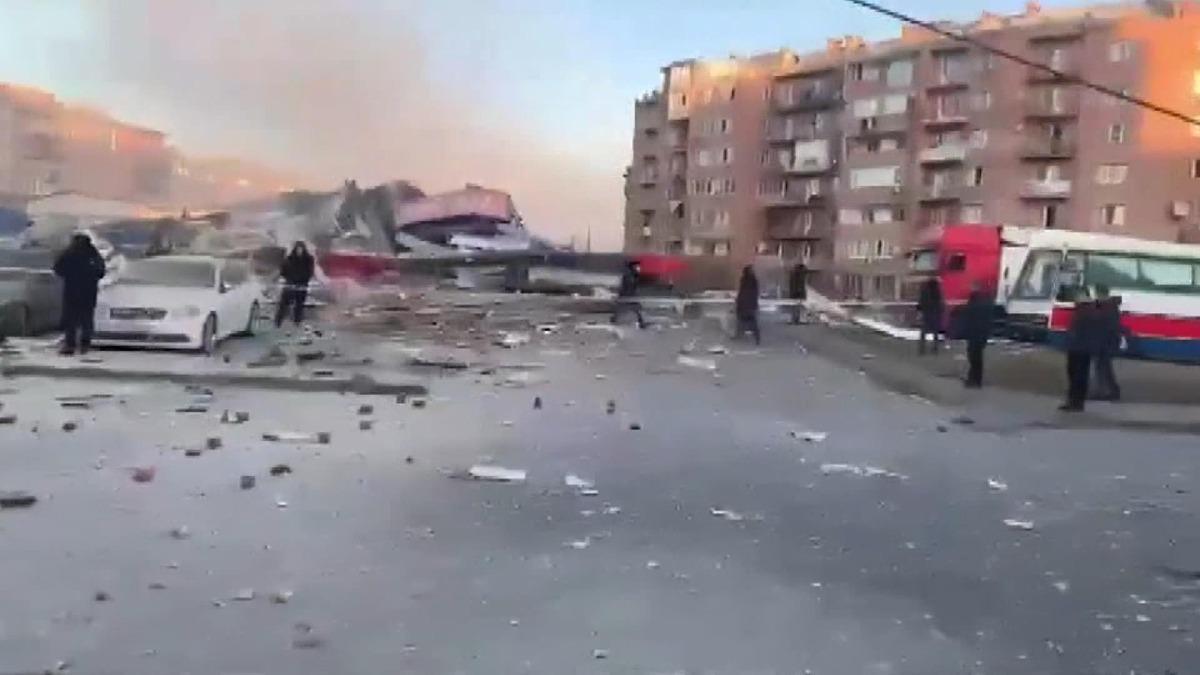 Rusya&rsquo;da markette patlama