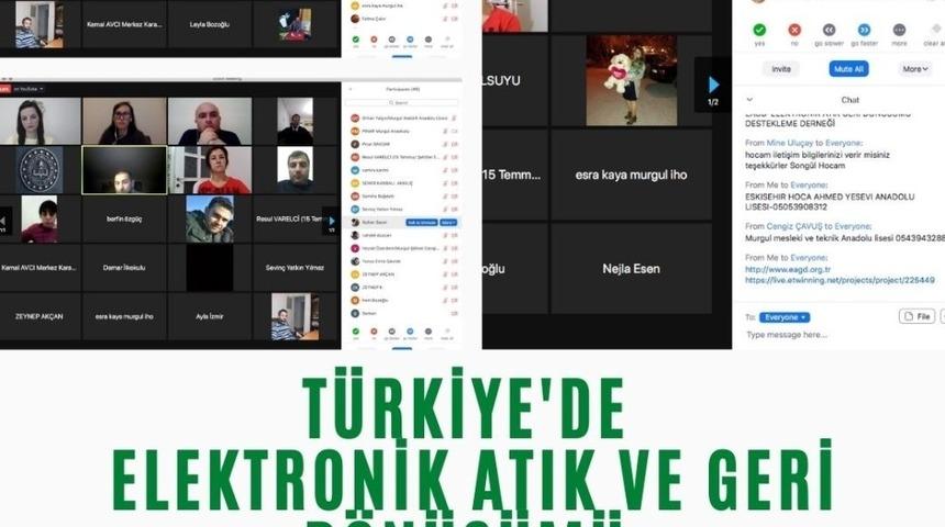eAtık ve geri dönüşümü hakkında farkındalık kazanıyor ve kazandırıyorlar
