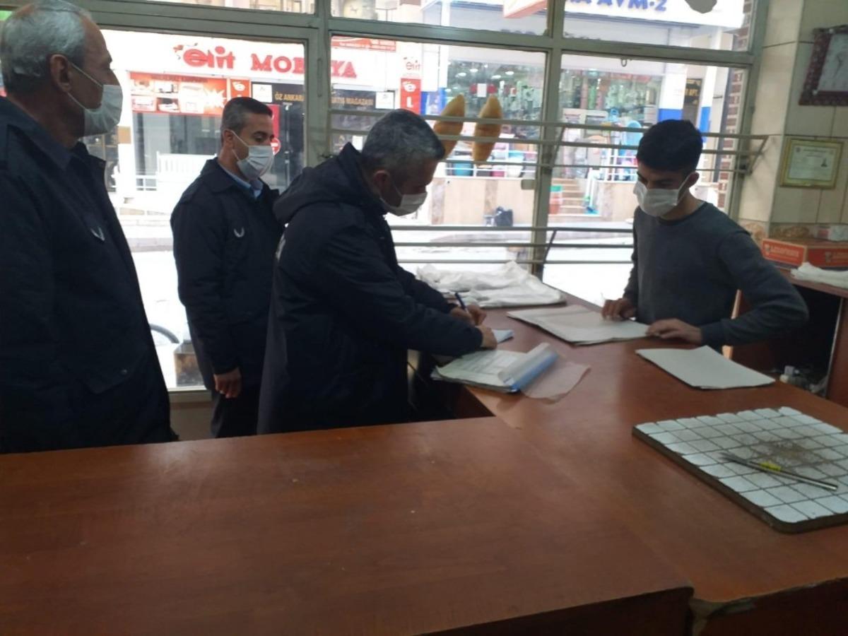 Siirt&rsquo;te zabıta ekiplerinden kaldırım işgali denetimi