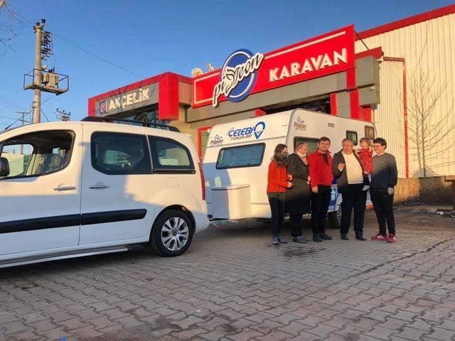 Gazilik unvanını karavanına yazarak istedi 1