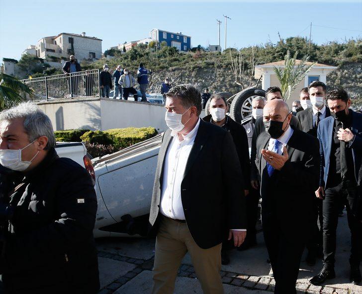 İzmir Büyükşehir Belediye Başkanı Soyer, hortum felaketinin yaşandığı Çeşme'de incelemelerde bulundu: G1