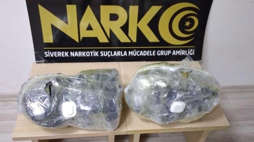 Siverek&rsquo;te 8 kilo 700 gr esrar ele ge&ccedil;irildi