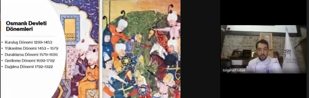 Osmanlı Mutfağına K&uuml;lt&uuml;rel ve Bilimsel a&ccedil;ıdan &ccedil;ok y&ouml;nl&uuml; bakış s&ouml;yleşisi ger&ccedil;ekleşti