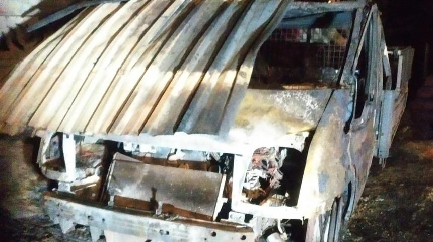 Araklı’da yangın