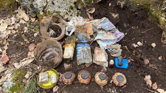 Batman’da teröristlere ait cephanelik ele geçirildi