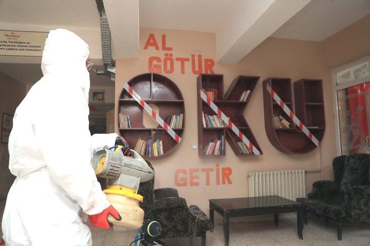 Pamukkale’de okullar öğrenciler için dezenfekte edildi G5