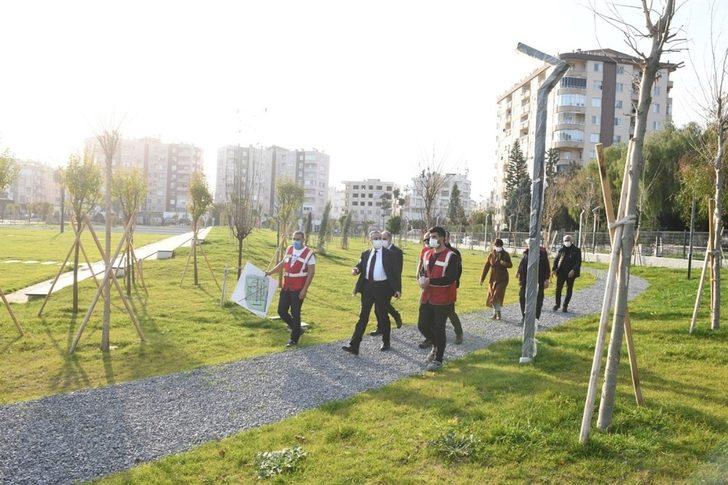 Vali Su, Millet Bahçesi çalışmalarını inceledi G2