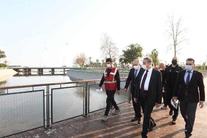 Vali Su, Millet Bahçesi çalışmalarını inceledi G3