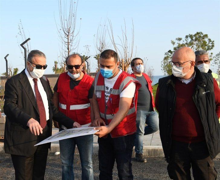 Vali Su, Millet Bahçesi çalışmalarını inceledi G5