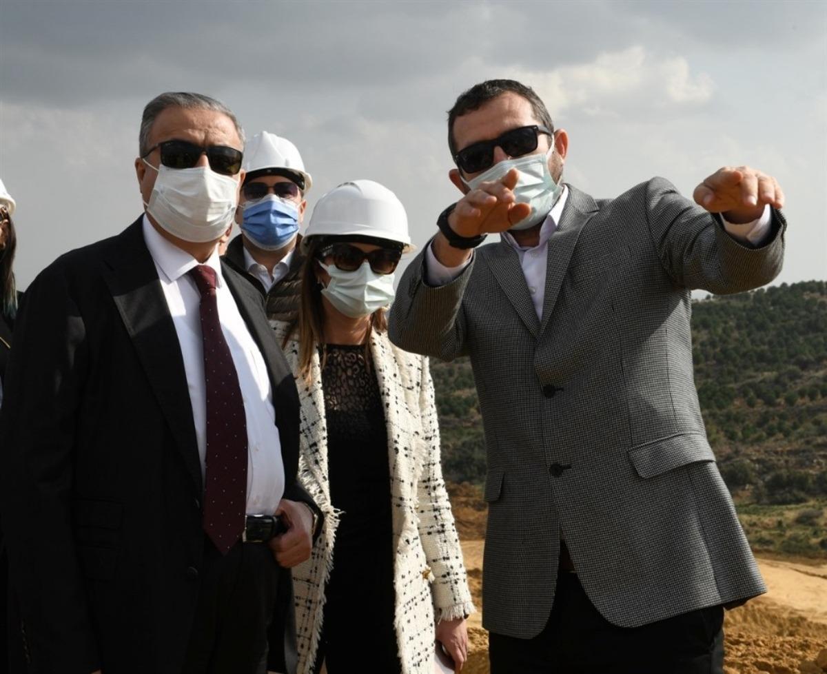 Vali Su, T&Uuml;İOSB toplantısının ardından proje alanını gezdi