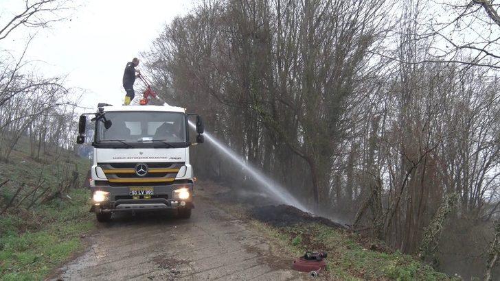 Samsun’da ormanlık alanda yangın G2