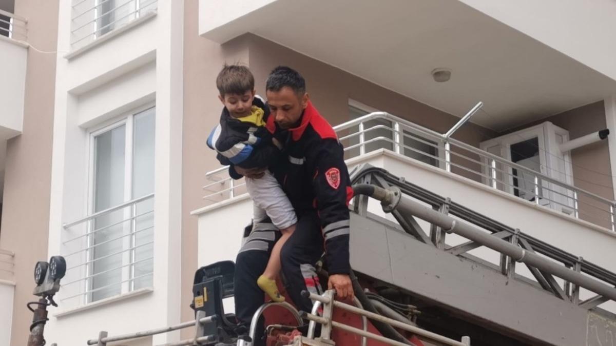 Erbaa&rsquo;da apartman deposunda yangın