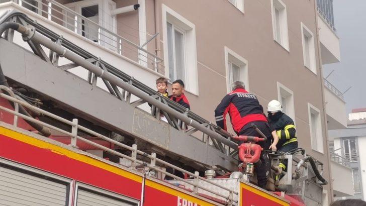 Erbaa’da apartman deposunda yangın G2
