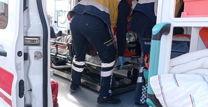 Yangını söndürmek isterken merdivenden düşerek yaralandı G4