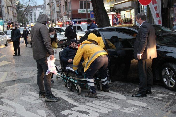 Karşıdan karşıya geçerken hastanelik oldu G3