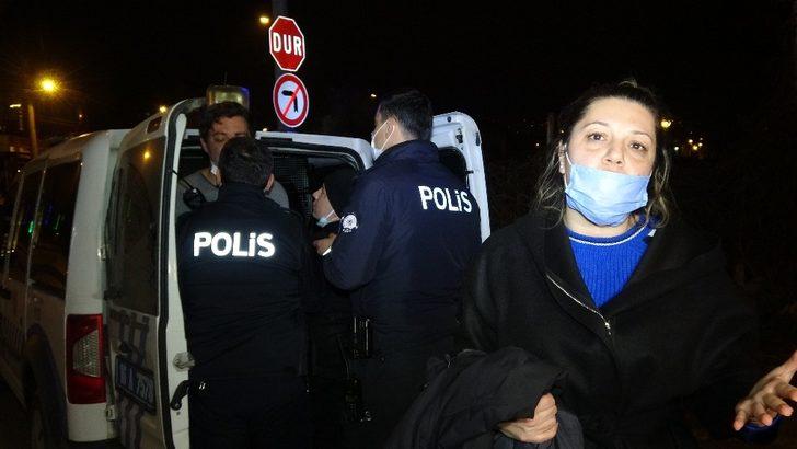 Kısıtlamayı delen alkollü sürücü kaza yaptı, polislerin üzerine yürüdü G3