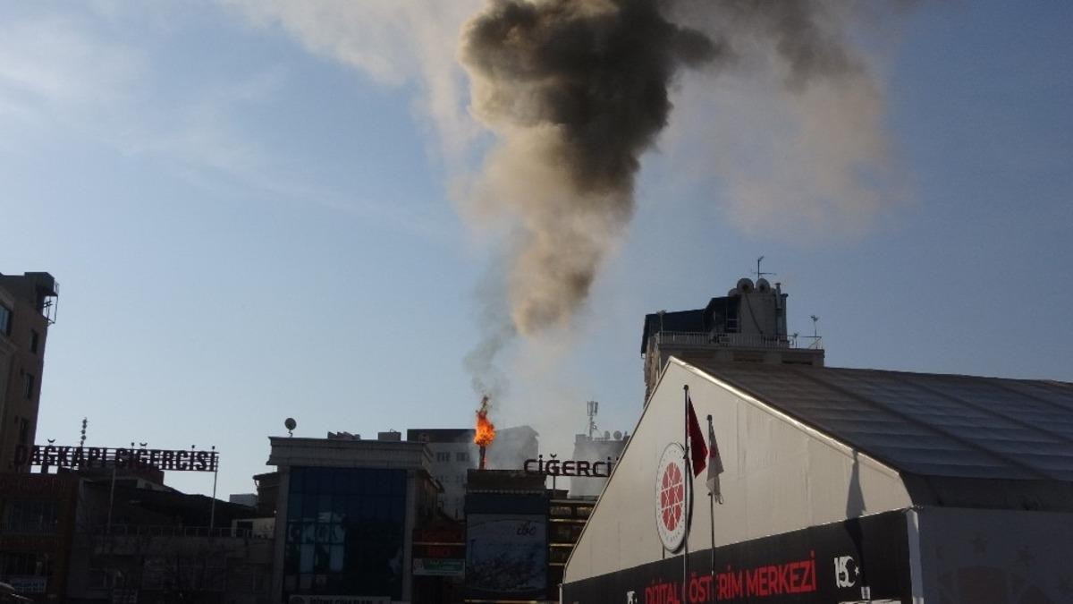 Diyarbakır&rsquo;da ocak başında meydana gelen yangın, paniğe neden oldu