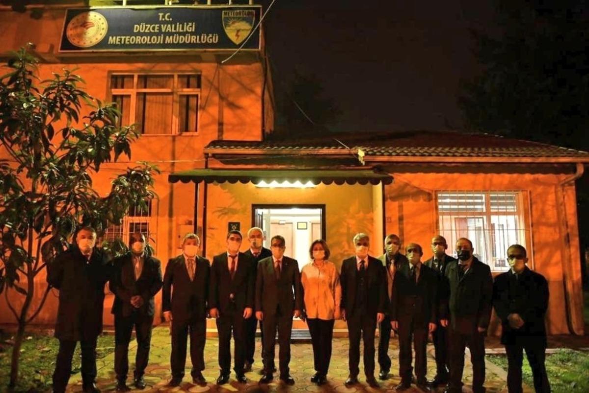 Meteoroloji Genel M&uuml;d&uuml;r&uuml;&rsquo;nden D&uuml;zce&rsquo;ye ziyaret