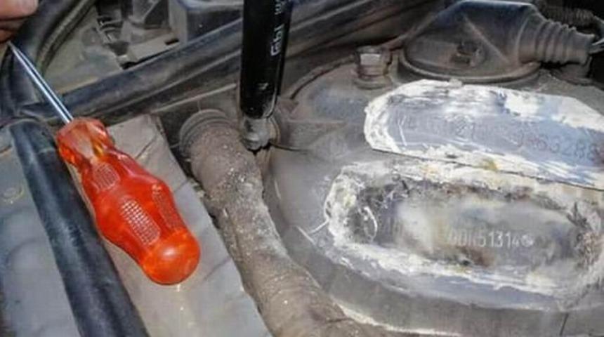 Sahte şase numarasıyla Suriye’ye giden araç gümrükte yakalandı