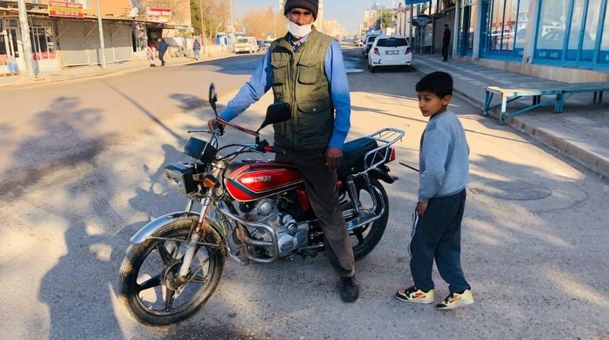 Polisin dikkati ile motosiklet hırsızı yakalandı