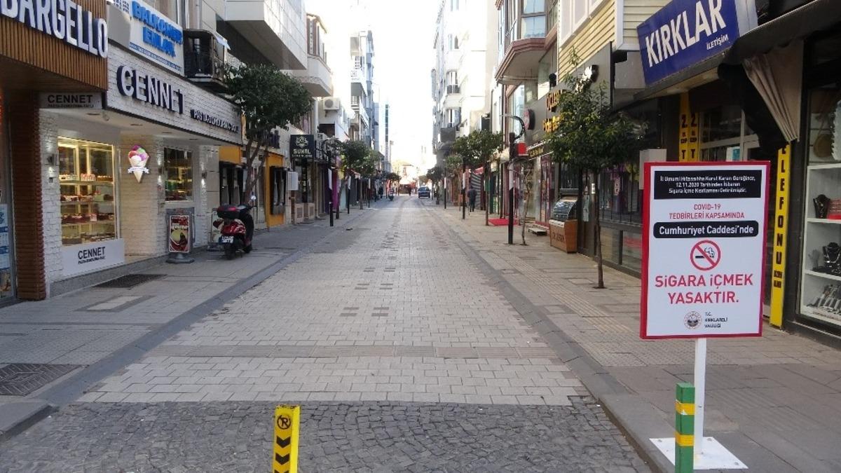 Kırklareli&rsquo;nde &rsquo;korona&rsquo; sessizliği