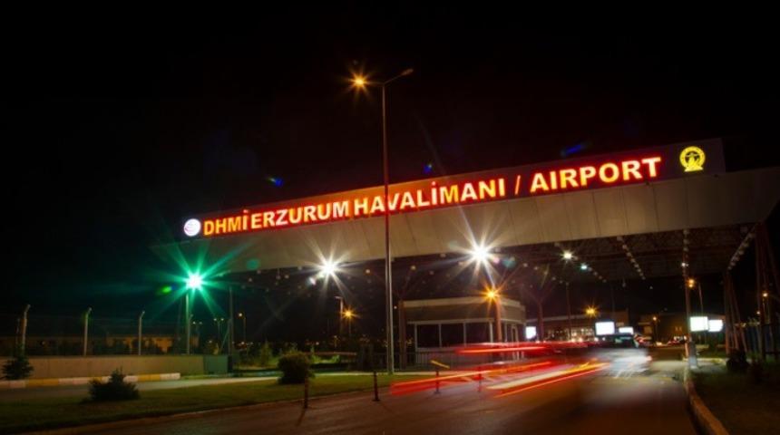 Erzurum hava ulaşımında pozitif seyir